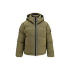 Bicolor Polyamide Full-Length Jacket