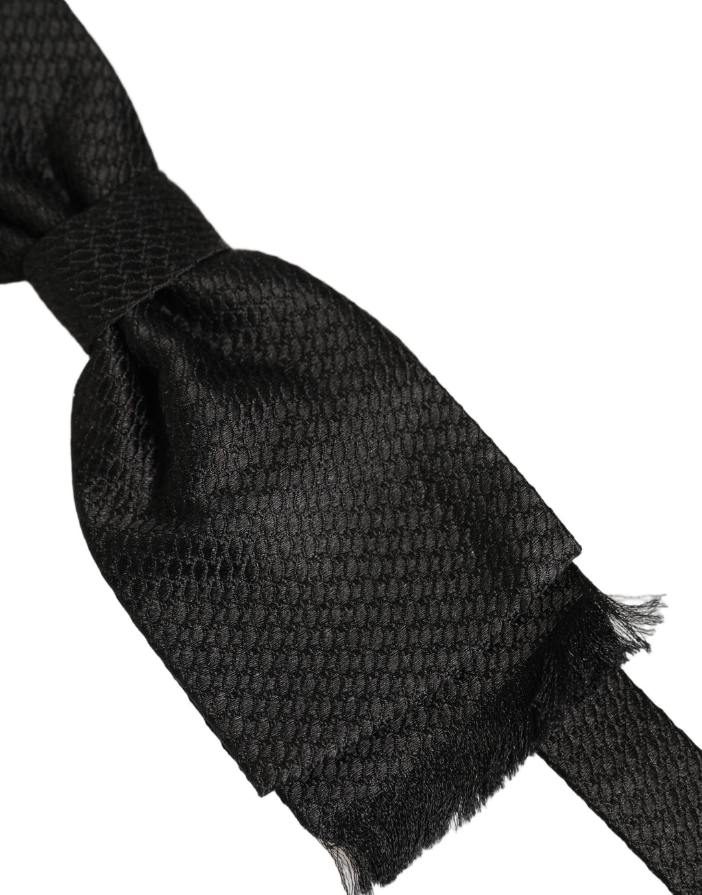Men Black 100% SIlk Adjustable Neck Papillon Bow Tie
