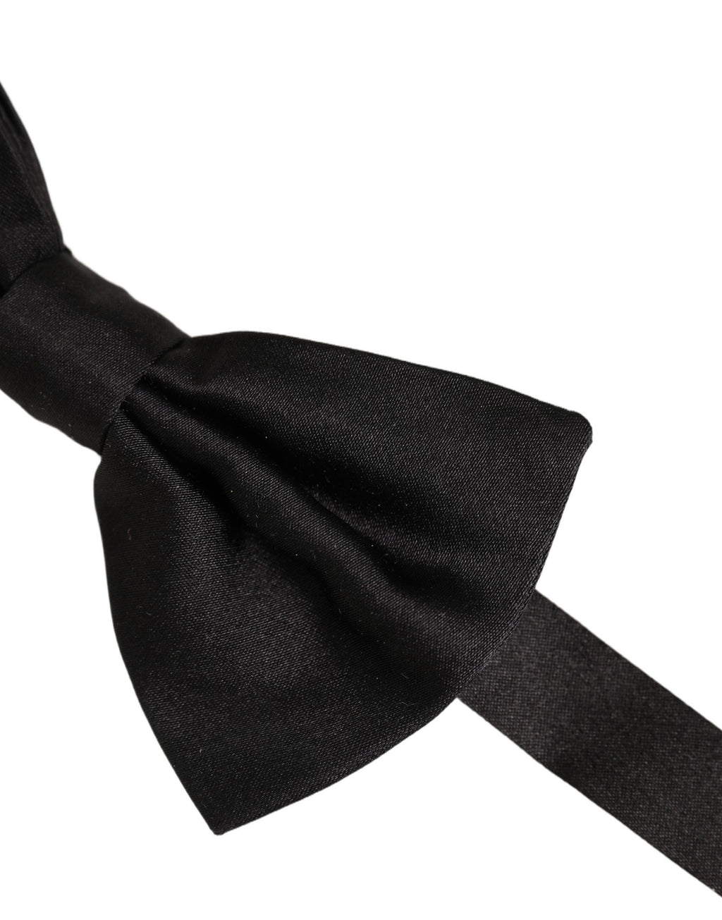 Men Black 100% Silk Adjustable Neck Papillon Bow Tie