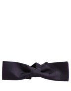 Men Violet 100% Silk Adjustable Neck Papillon Bow Tie