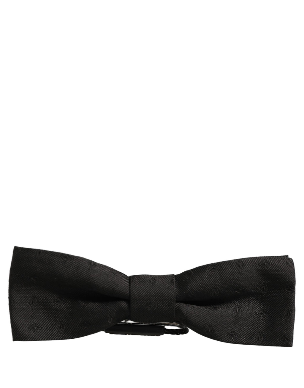 Men Black 100% Silk Adjustable Neck Papillon Bow Tie