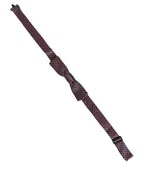 Blue Burgundy Woven Adjustable Neck Papillon Bow Tie