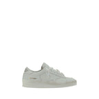 White Goatskin Sneakers