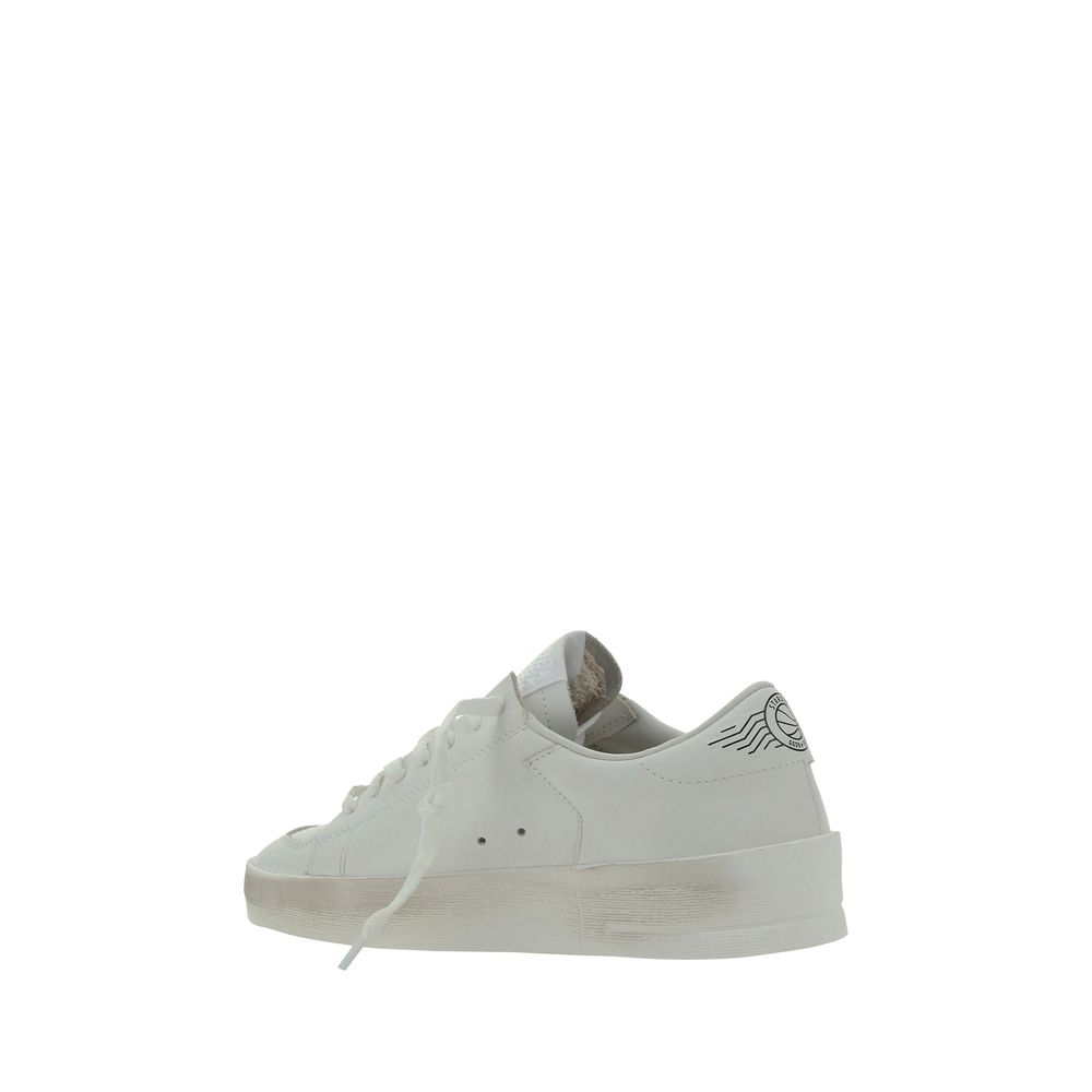 White Goatskin Sneakers