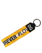Multicolor Logo Polyester Brass Holder Keychain Keyring