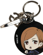 Black Kaisen Nobara Kugisaki Charm Metal Keychain Keyring