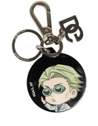 Black Kaisen Kento Nanami Charm Metal Keychain Keyring