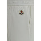 White Cotton Casual Pants
