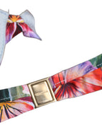 Top Multicolor Floral Print Beachwear Bikini