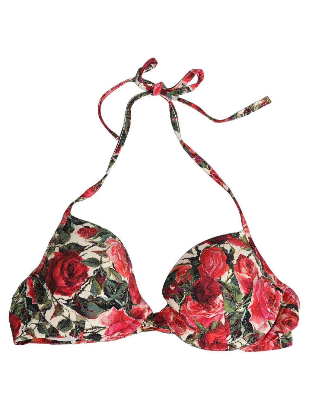 Multicolor Floral Print Beachwear Bikini Top