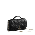Black Leather Shoulder Bag