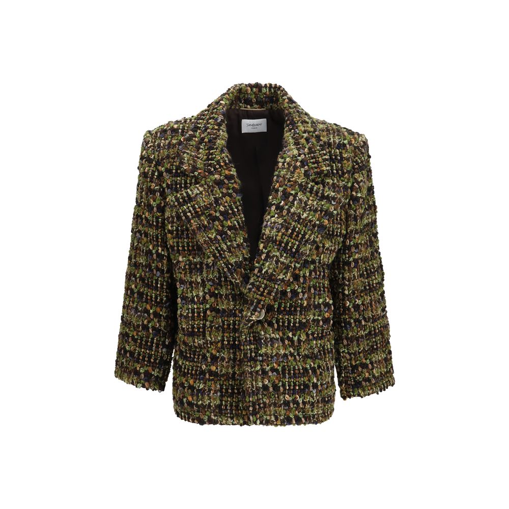 Multicolor Wool Oves Aries Full-Length Jacket