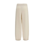 White Cashmere Casual Pants