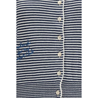 Blue Cotton Cardigan