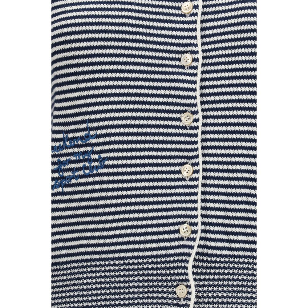 Blue Cotton Cardigan