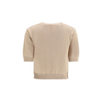 Beige Cotton Sweatshirt