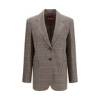 Brown Wool Oves Aries Blazer