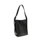Black Calf Leather Bos Taurus Handbag