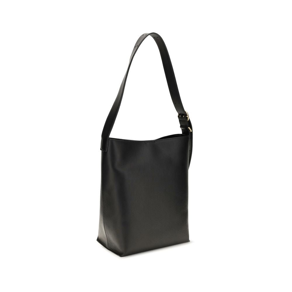 Black Calf Leather Bos Taurus Handbag