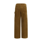 Brown Cotton Cargo Pants