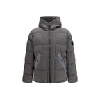 Bicolor Polyamide Full-Length Jacket
