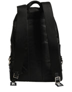 Men Black #DG LOVE Logo Patches Nylon Backpack Bag