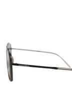 Women DG2262 Black Metal Square Frame Eyewear Sunglasses