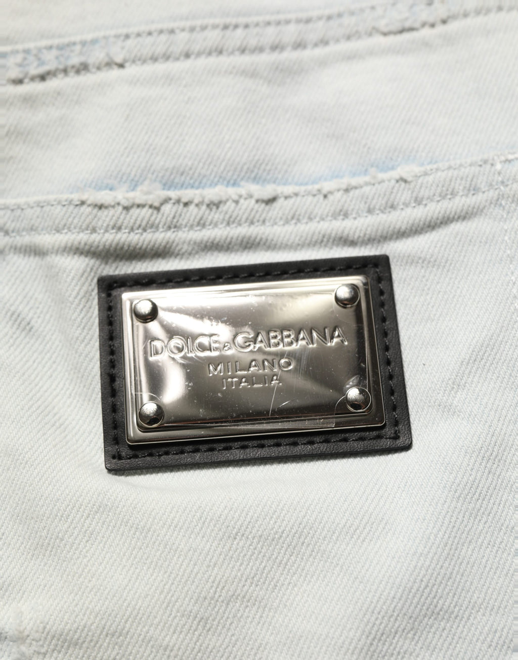 Light Blue Cotton Stretch Skinny Denim Jeans