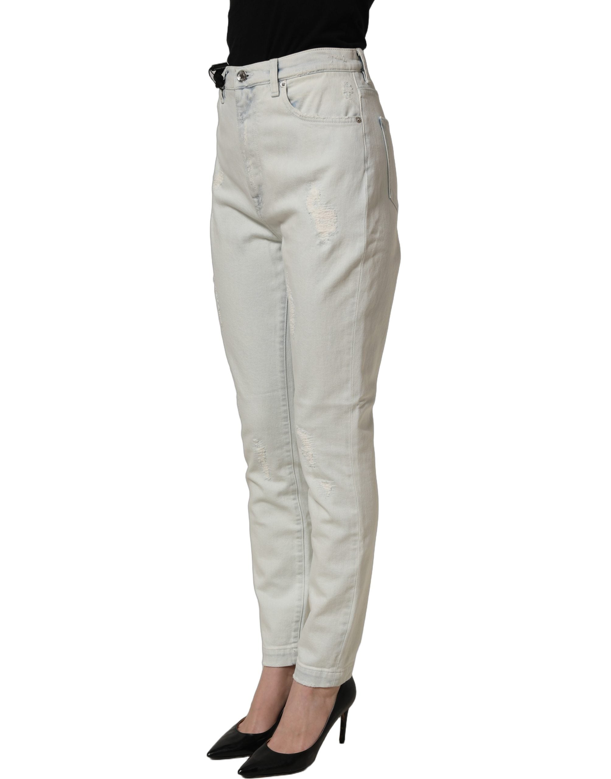 Light Blue Cotton Stretch Skinny Denim Jeans
