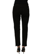 Black Cotton Skinny Denim Trouser Jeans