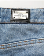 Blue Cotton Boot Cut Denim Trouser Jeans