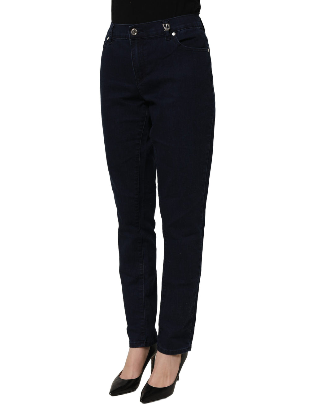 Blue High Waist Skinny Denim Trouser Jeans