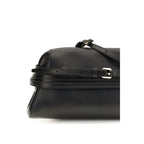 Black Goatskin Shoulder Bag