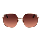 Rose Gold Metal Sunglasses