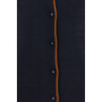 Blue Silk Cardigan