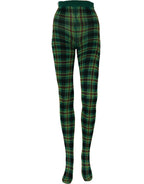 Multicolor Plaid Tights Stocking Pantyhose Socks