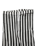 Black White Stripes Tights Stocking Pantyhose Socks
