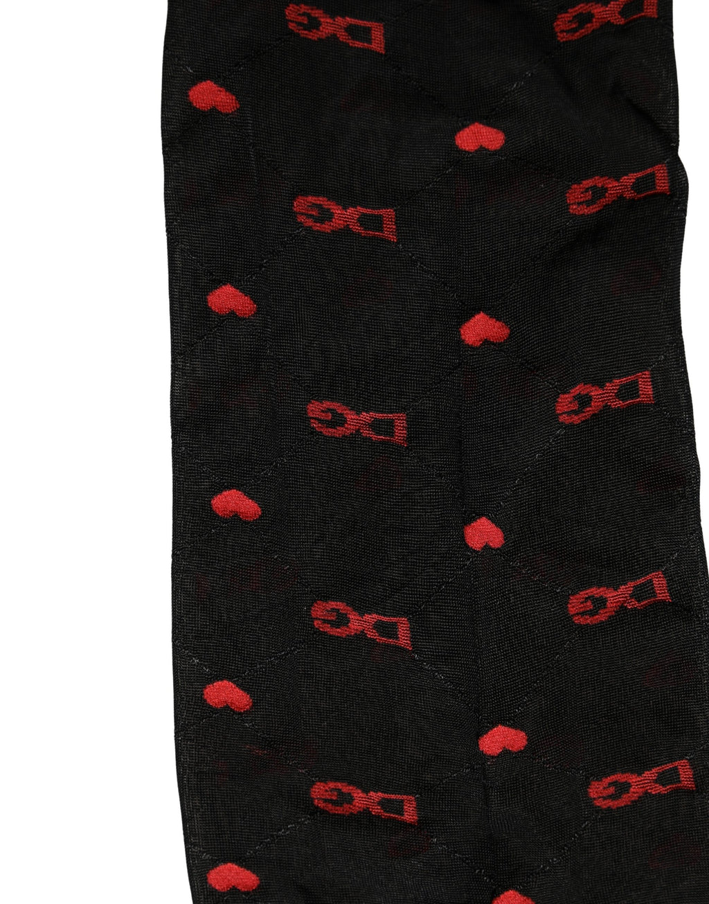 Black Nylon Hearts Tights Stocking Pantyhose Socks