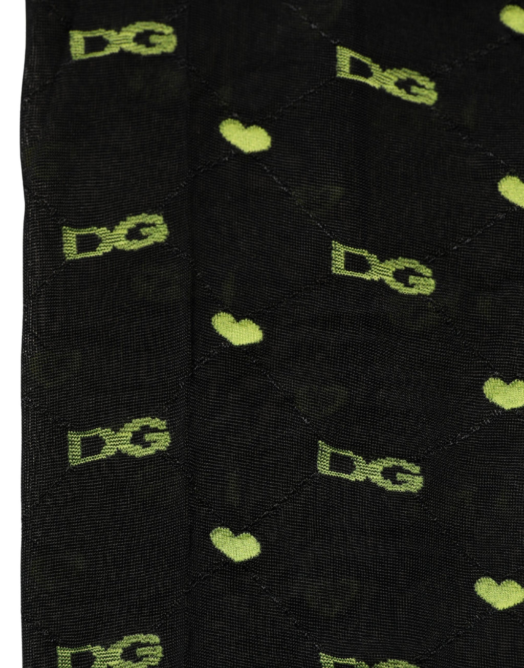 Black Nylon Logo Tights Stocking Pantyhose Socks