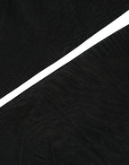 Black Nylon Logo Calf Long Women Accessory Socks