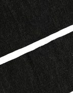 Black Wool Knit Calf Long Women Accessory Socks