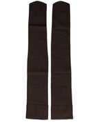 Brown Nylon Over Calf Long Women Accessory Socks