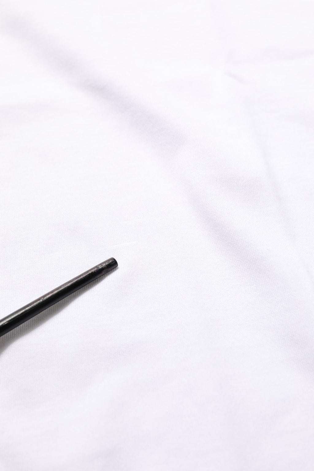 White Cotton Crew Neck Short Sleeves T-shirt