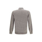 Gray Cashmere Polo Shirt