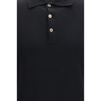 Black Cotton Long Sleeve T-Shirt