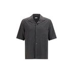 Gray Linen Shortsleeve Shirt