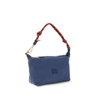 Blue Cotton Shoulder Bag
