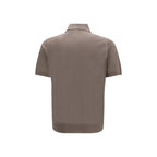 Brown Cotton Polo Shirt
