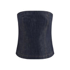 Blue Cotton Bodysuit