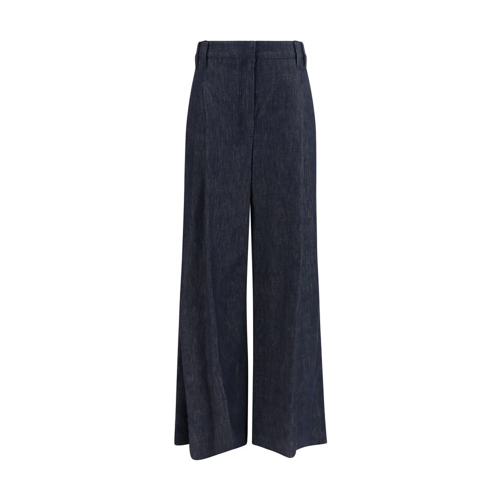 Blue Cotton Jeans Denim